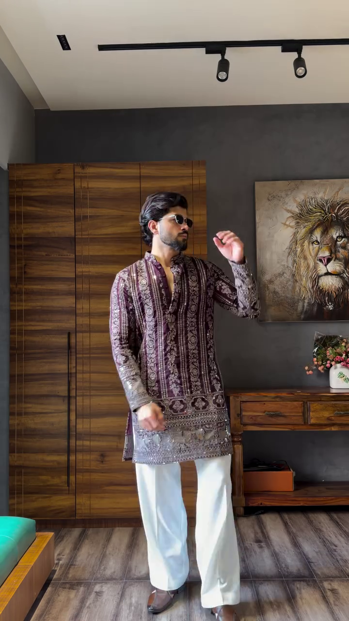 The Forest "Utsav" Landscape Kurta