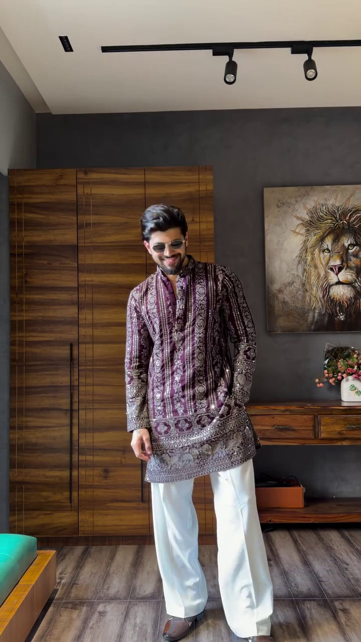 The Forest "Utsav" Landscape Kurta