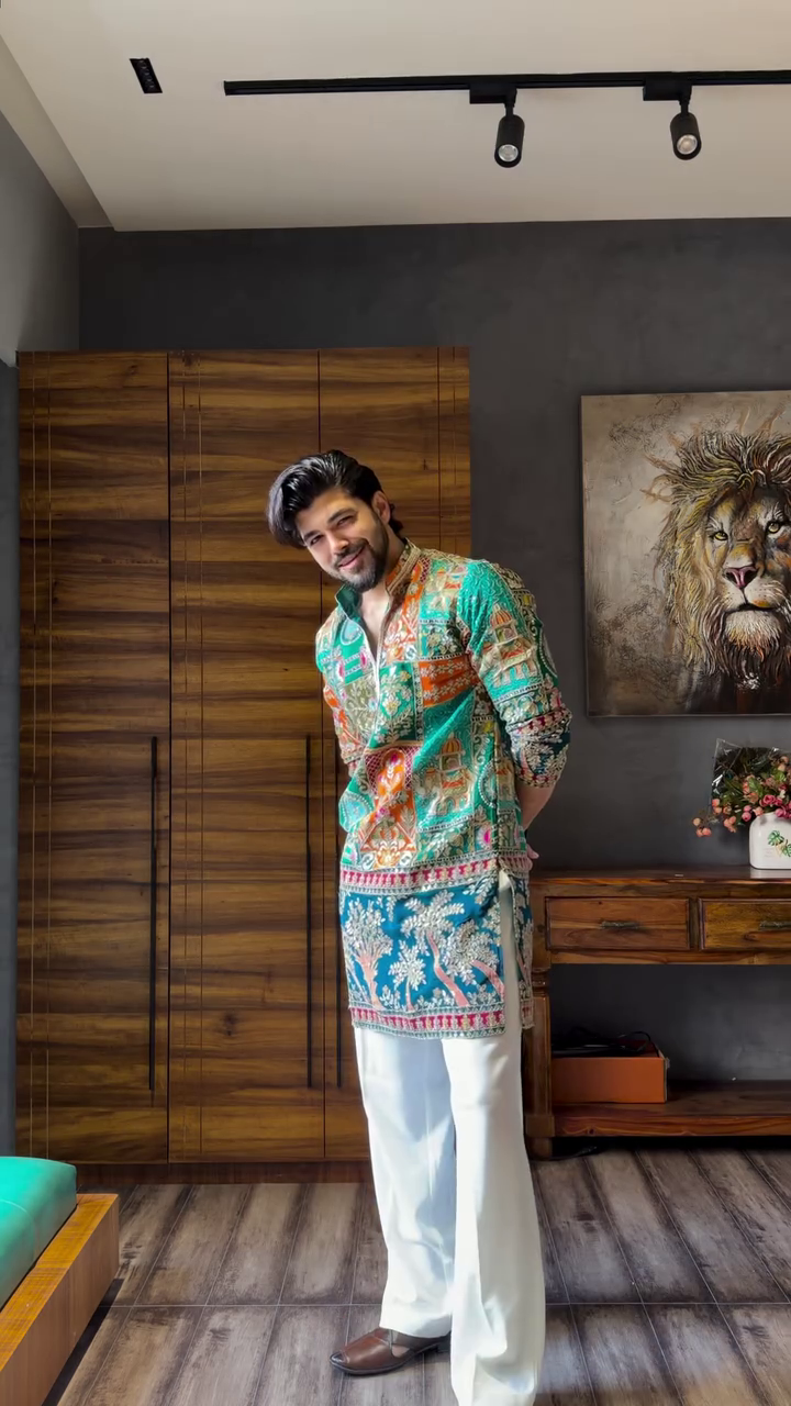 The Forest "Utsav" Landscape Kurta