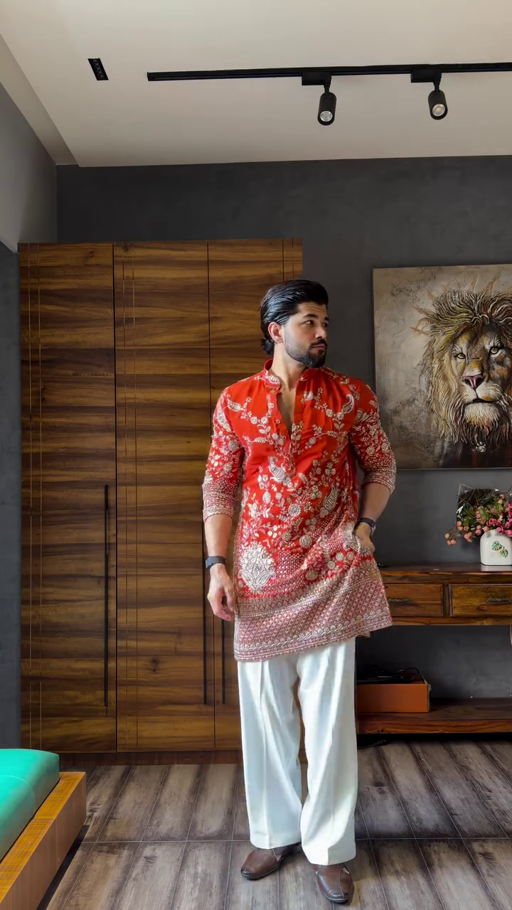 The Forest "Utsav" Landscape Kurta
