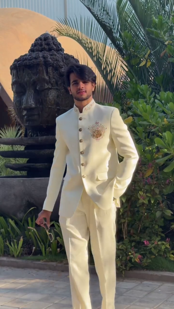 Royal Ivory Indo-Western Set with Regal