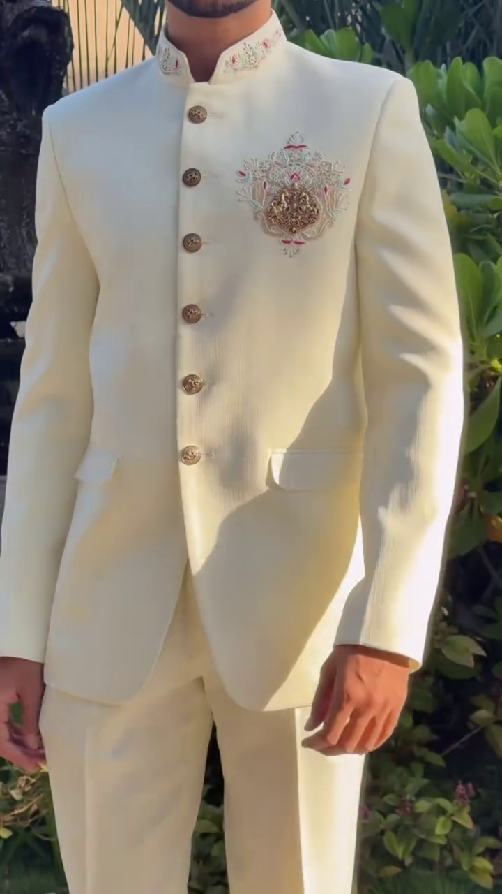 Royal Ivory Indo-Western Set with Regal