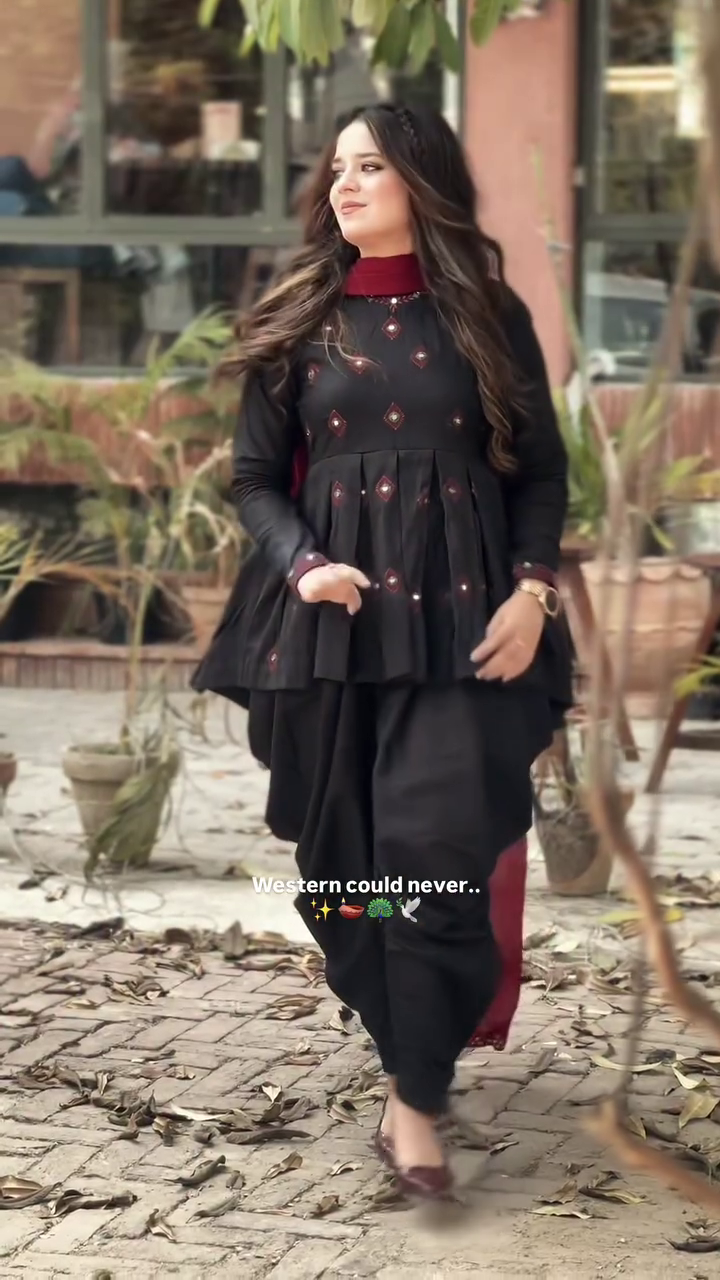 Midnight Embroidered Kurta Set – Timeless Ethnic Grace