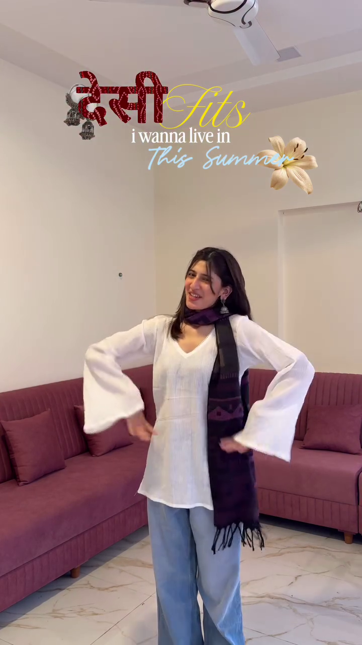 Breezy White Tunic Set – Everyday Comfort Meets Style