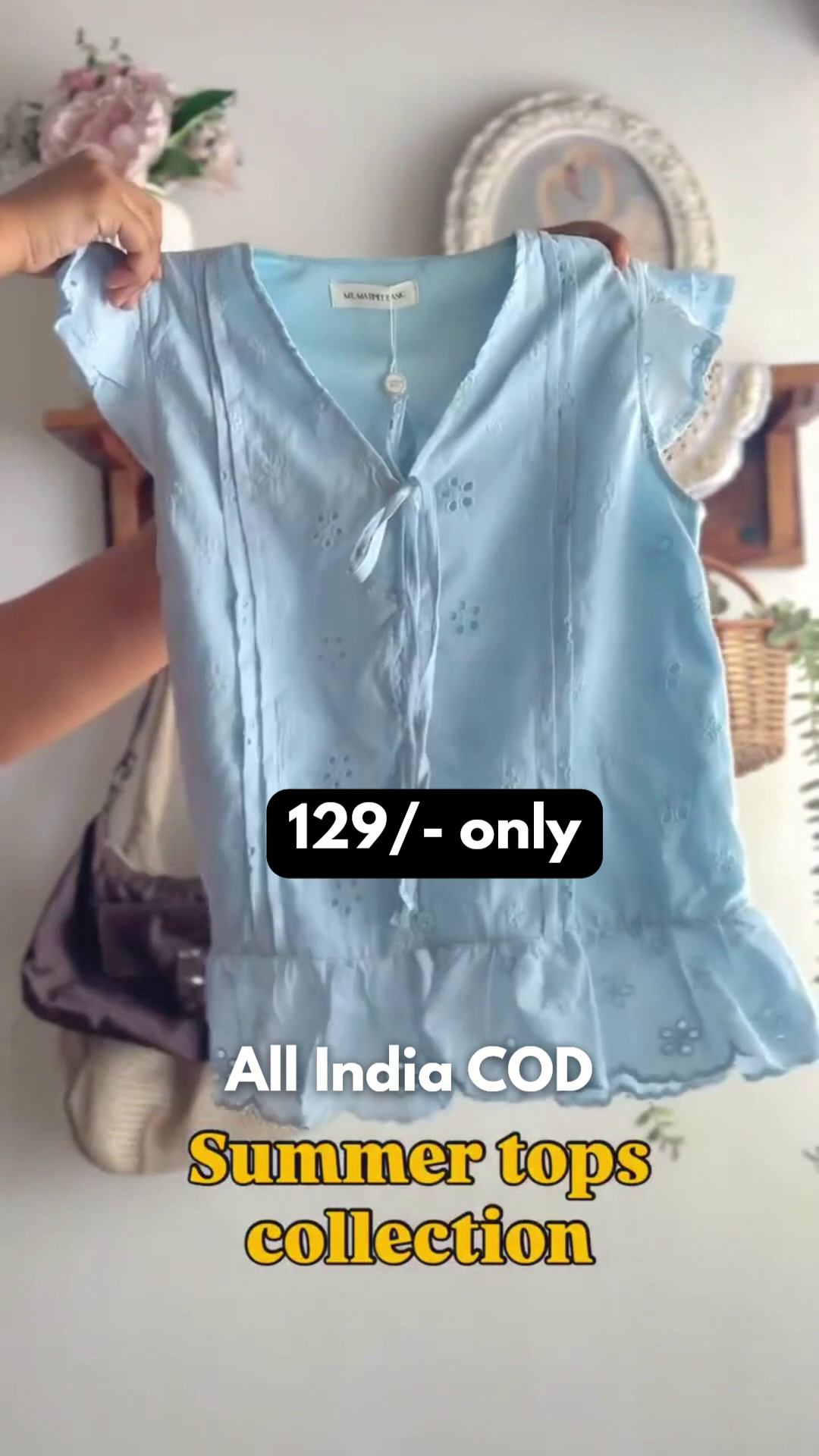 Cute Cotton Babydoll Top – Playful & Budget-Friendly