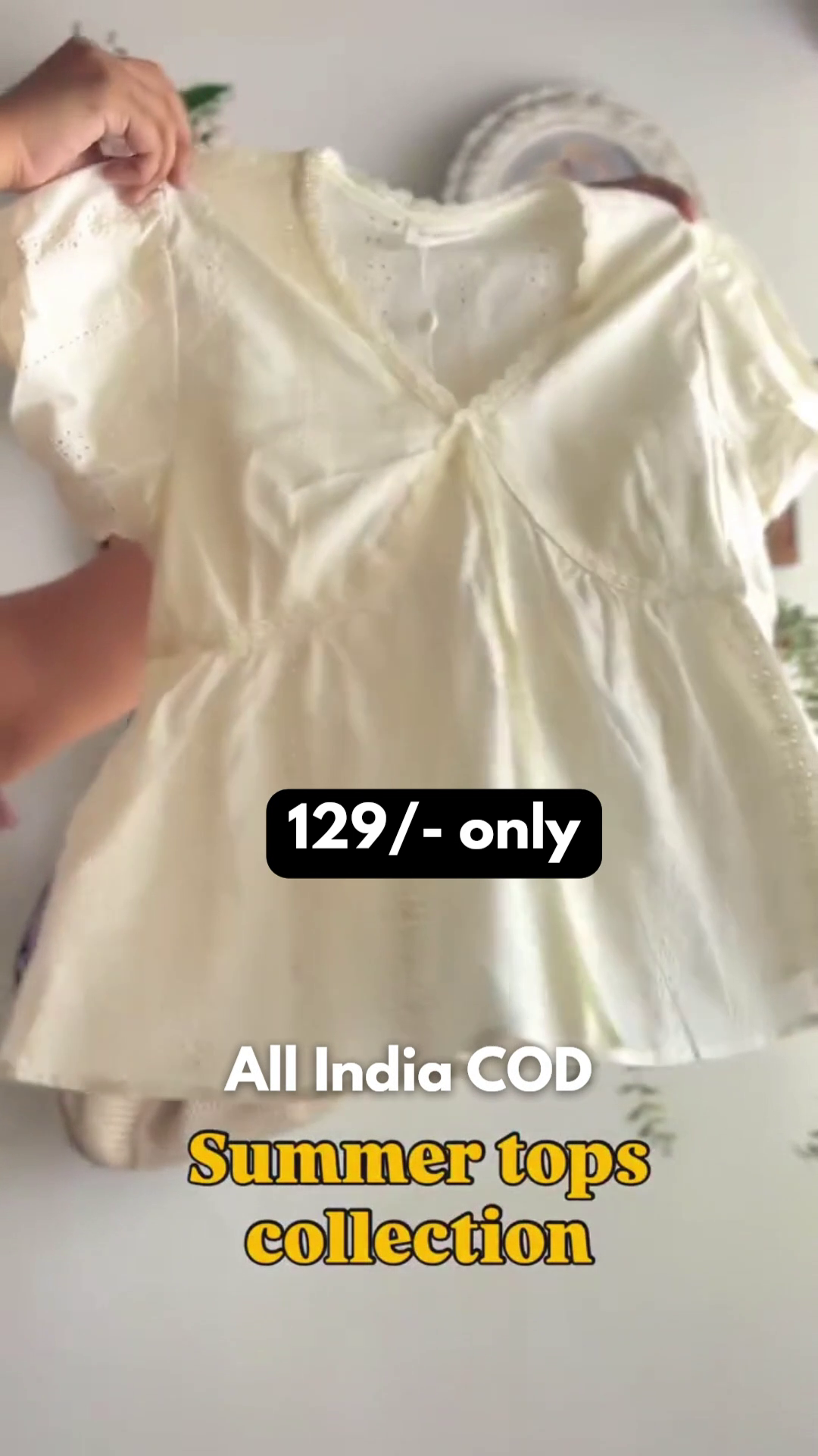 Cute Cotton Babydoll Top – Playful & Budget-Friendly