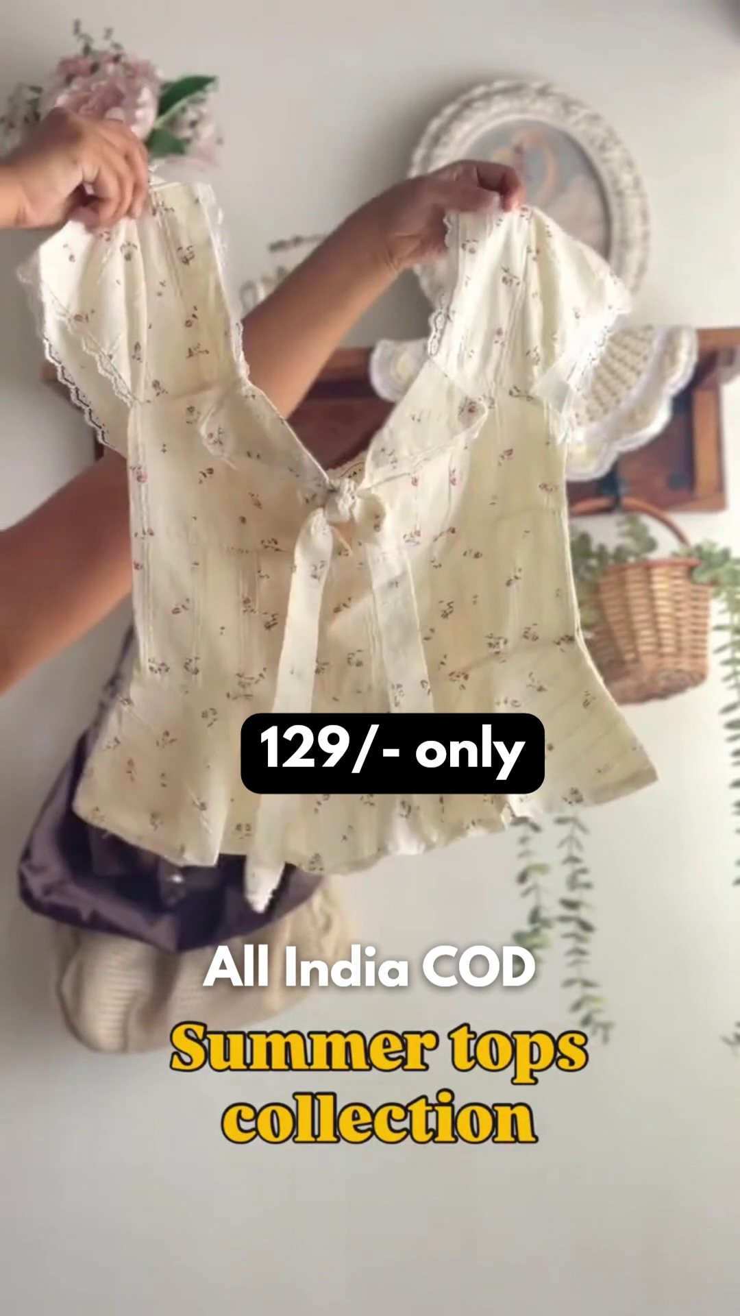 Cute Cotton Babydoll Top – Playful & Budget-Friendly