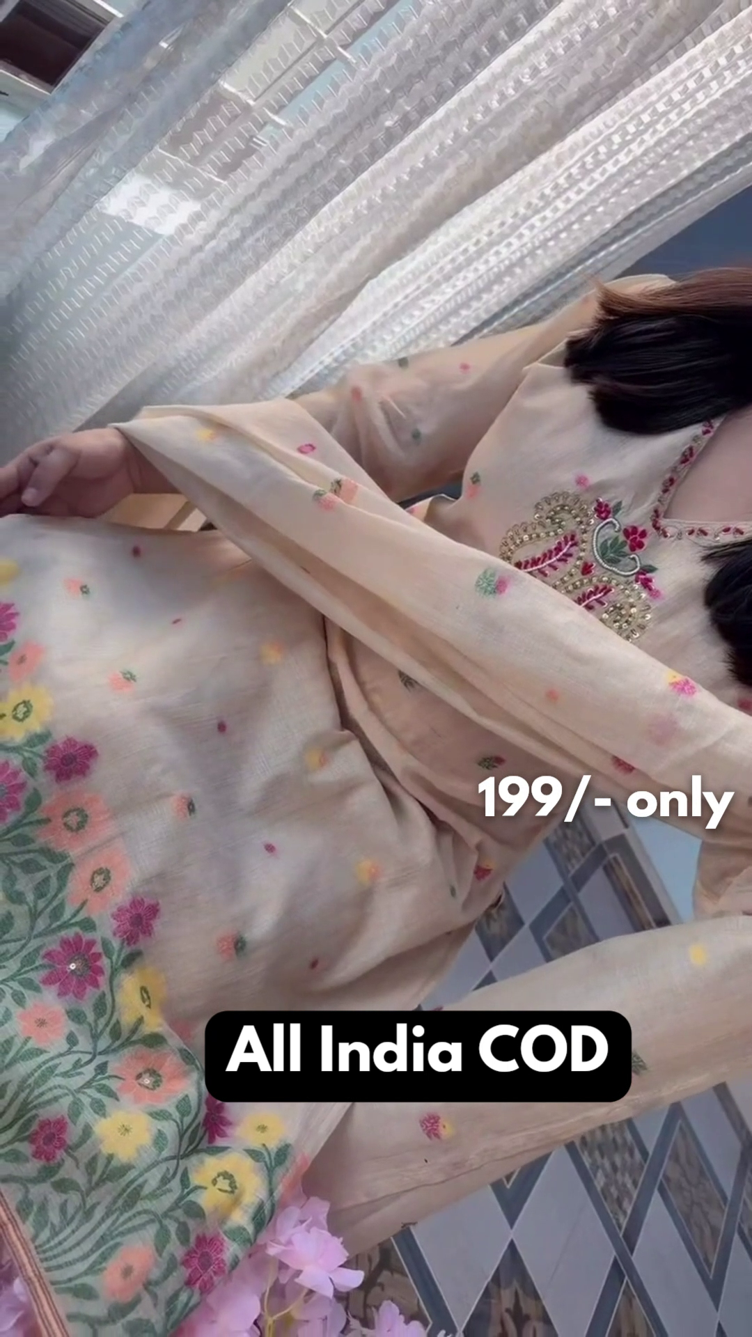 Soft Floral Printed Ethnic Suit