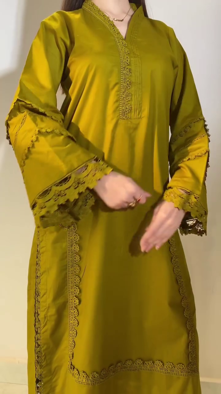Olive Green Elegance Salwar Kameez