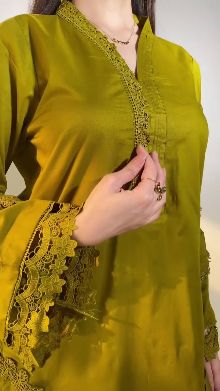 Olive Green Elegance Salwar Kameez